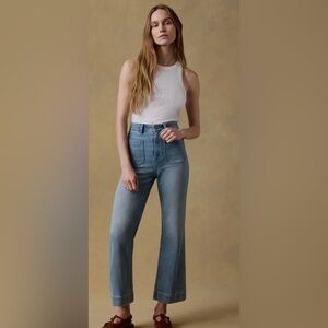 Stretch Terry Patch Pocket Ankle Pant - Eastern Shore Wash